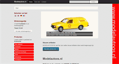 Desktop Screenshot of modelautoos.nl